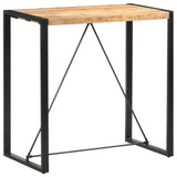 Bar Table 110x60x110 cm Solid Mango Wood - Low Angle
