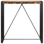 Bar Table 110x60x110 cm Solid Reclaimed Wood