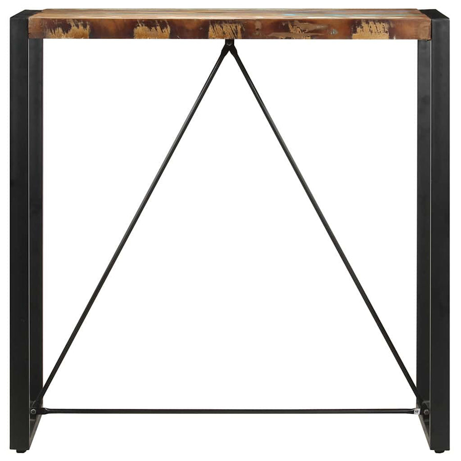 Bar Table 110x60x110 cm Solid Reclaimed Wood