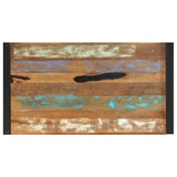 Bar Table 110x60x110 cm Solid Reclaimed Wood - Side View