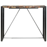 Bar Table 140x70x110 cm Solid Reclaimed Wood - Front View
