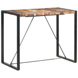 Bar Table 140x70x110 cm Solid Reclaimed Wood