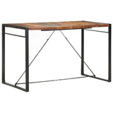 Bar Table 180x90x110 cm Solid Reclaimed Wood - Low Angle