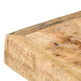 Dining Table 180x90x76 cm Solid Rough Mango Wood