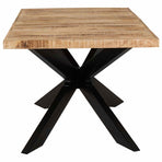 Dining Table 180x90x76 cm Solid Rough Mango Wood