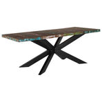 Dining Table 180x90x76 cm Solid Reclaimed Wood
