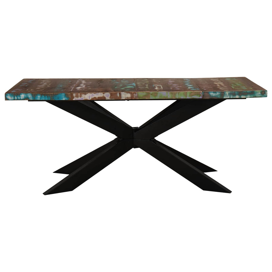 Dining Table 180x90x76 cm Solid Reclaimed Wood