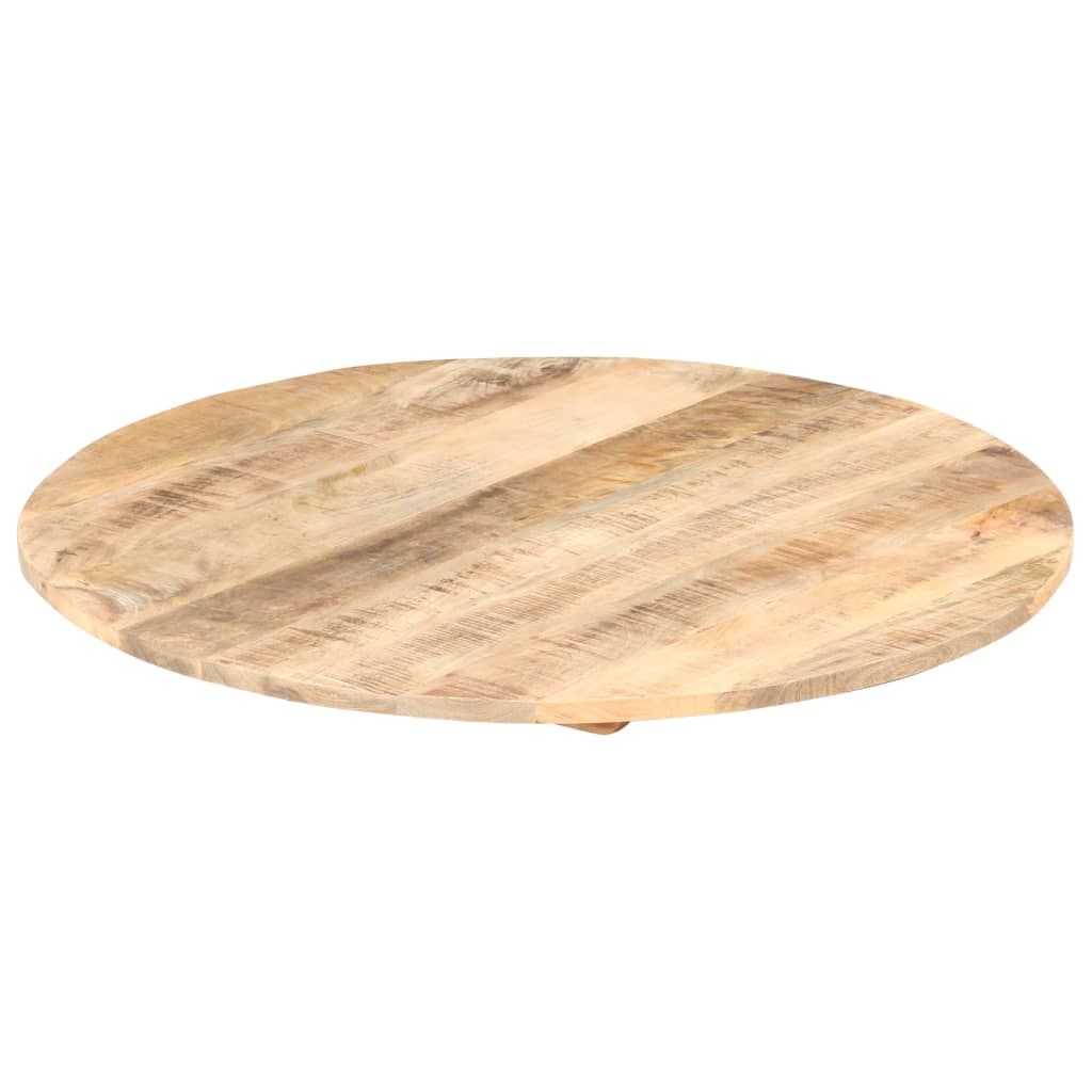 Table Top Solid Mango Wood Round 15-16 mm 60 cm