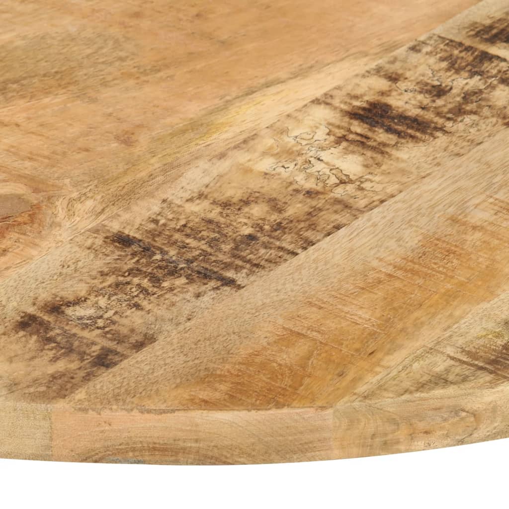 Table Top Solid Mango Wood Round 25-27 mm 60 cm