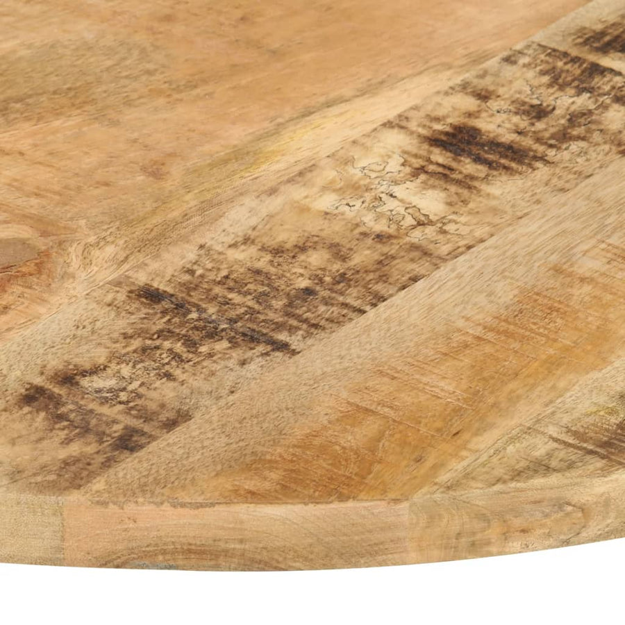 Table Top Solid Mango Wood Round 25-27 mm 60 cm