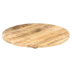 Table Top Solid Mango Wood Round 25-27 mm 60 cm