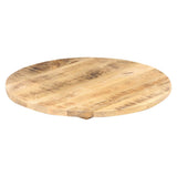 Table Top Solid Mango Wood Round 25-27 mm 70 cm - 45-Degree Angle