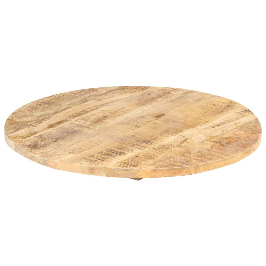 Table Top Solid Mango Wood Round 25-27 mm 70 cm