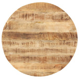 Table Top Solid Mango Wood Round 25-27 mm 80 cm