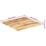 Table Top Solid Wood Mango 15-16 mm 60x60 cm