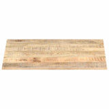 Table Top Solid Wood Mango 15-16 mm 80x60 cm - Side View