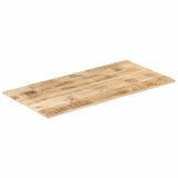 Table Top Solid Wood Mango 15-16 mm 100x60 cm - Front View