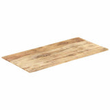 Table Top Solid Wood Mango 15-16 mm 100x60 cm - Top-Down View