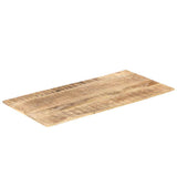 Table Top Solid Wood Mango 15-16 mm 100x60 cm - Rear View