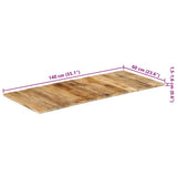 Table Top Solid Mango Wood 15-16 mm 140x60 cm