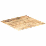 Table Top Solid Wood Mango 15-16 mm 70x70 cm - Top-Down View