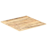 Table Top Solid Wood Mango 15-16 mm 70x70 cm - 45-Degree Angle