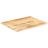 Table Top Solid Wood Mango 25-27 mm 80x60 cm