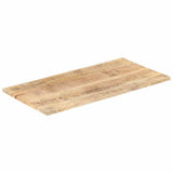 Table Top Solid Wood Mango 25-27 mm 100x60 cm - Close-Up Angle