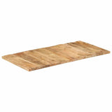 Table Top Solid Mango Wood 25-27 mm 120x60 cm - Top-Down View