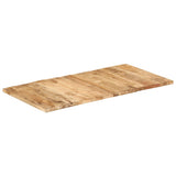 Table Top Solid Mango Wood 25-27 mm 120x60 cm - 45-Degree Angle