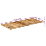 Table Top Solid Mango Wood 25-27 mm 140x60 cm