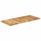 Table Top Solid Mango Wood 25-27 mm 140x60 cm - Rear View