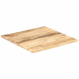 Table Top Solid Wood Mango 25-27 mm 70x70 cm - Front View