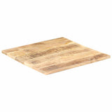 Table Top Solid Wood Mango 25-27 mm 70x70 cm - Close-Up Angle