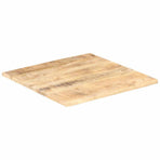 Table Top Solid Wood Mango 25-27 mm 80x80 cm