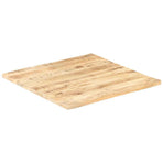 Table Top Solid Wood Mango 25-27 mm 80x80 cm