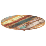 Round Table Top 50 cm 15-16 mm Solid Reclaimed Wood - Extra Image