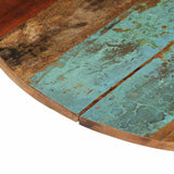 Round Table Top 60 cm 15-16 mm Solid Reclaimed Wood - Extra Image