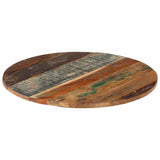 Round Table Top 60 cm 15-16 mm Solid Reclaimed Wood
