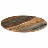 Round Table Top 70 cm 15-16 mm Solid Reclaimed Wood