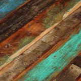 Round Table Top 80 cm 15-16 mm Solid Reclaimed Wood - Extra Image