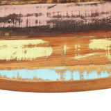 Round Table Top 50 cm 25-27 mm Solid Reclaimed Wood - 45-Degree Angle