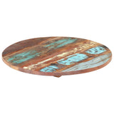 Round Table Top 50 cm 25-27 mm Solid Reclaimed Wood - Extra Image