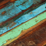 Round Table Top 60 cm 25-27 mm Solid Reclaimed Wood - Extra Image