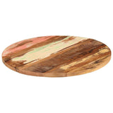 Round Table Top 70 cm 25-27 mm Solid Reclaimed Wood