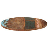 Round Table Top 70 cm 25-27 mm Solid Reclaimed Wood