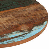 Round Table Top 70 cm 25-27 mm Solid Reclaimed Wood