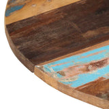 Round Table Top 80 cm 25-27 mm Solid Reclaimed Wood - Extra Image