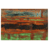 Rectangular Table Top 60x90 cm 15-16 mm Solid Wood Reclaimed