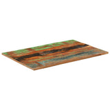 Rectangular Table Top 60x90 cm 15-16 mm Solid Wood Reclaimed - 45-Degree Angle